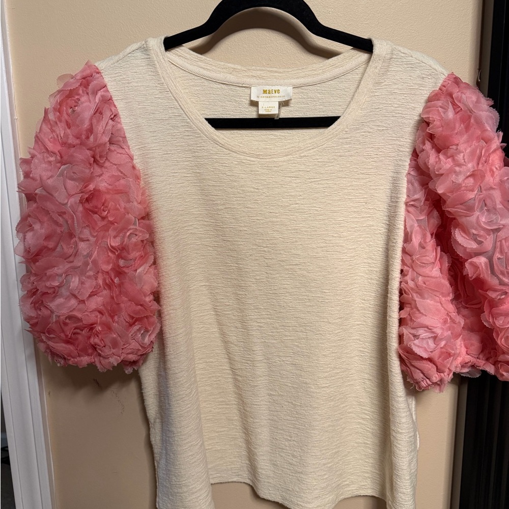 Anthropologie Cream Sweater - Picture 2 of 5